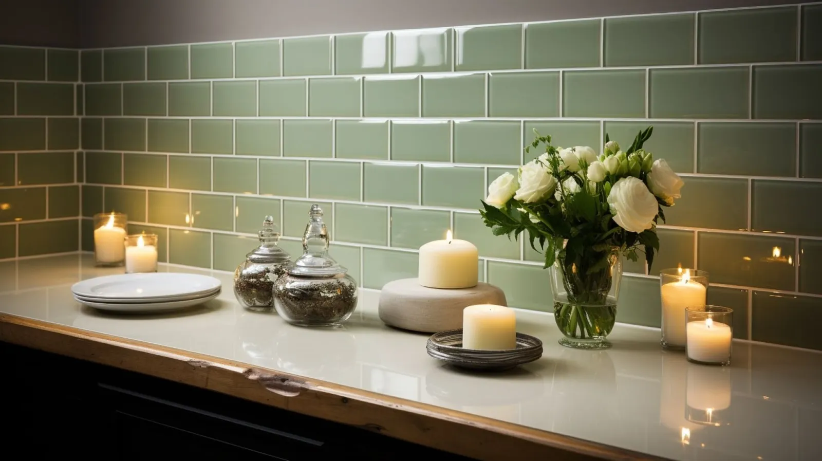 Kitchen tiling in a dream space